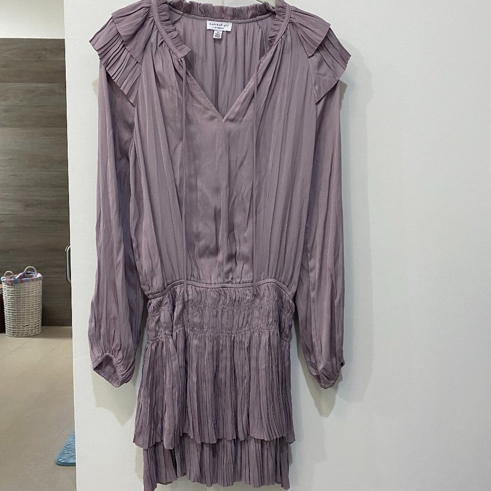 current air lilac dress